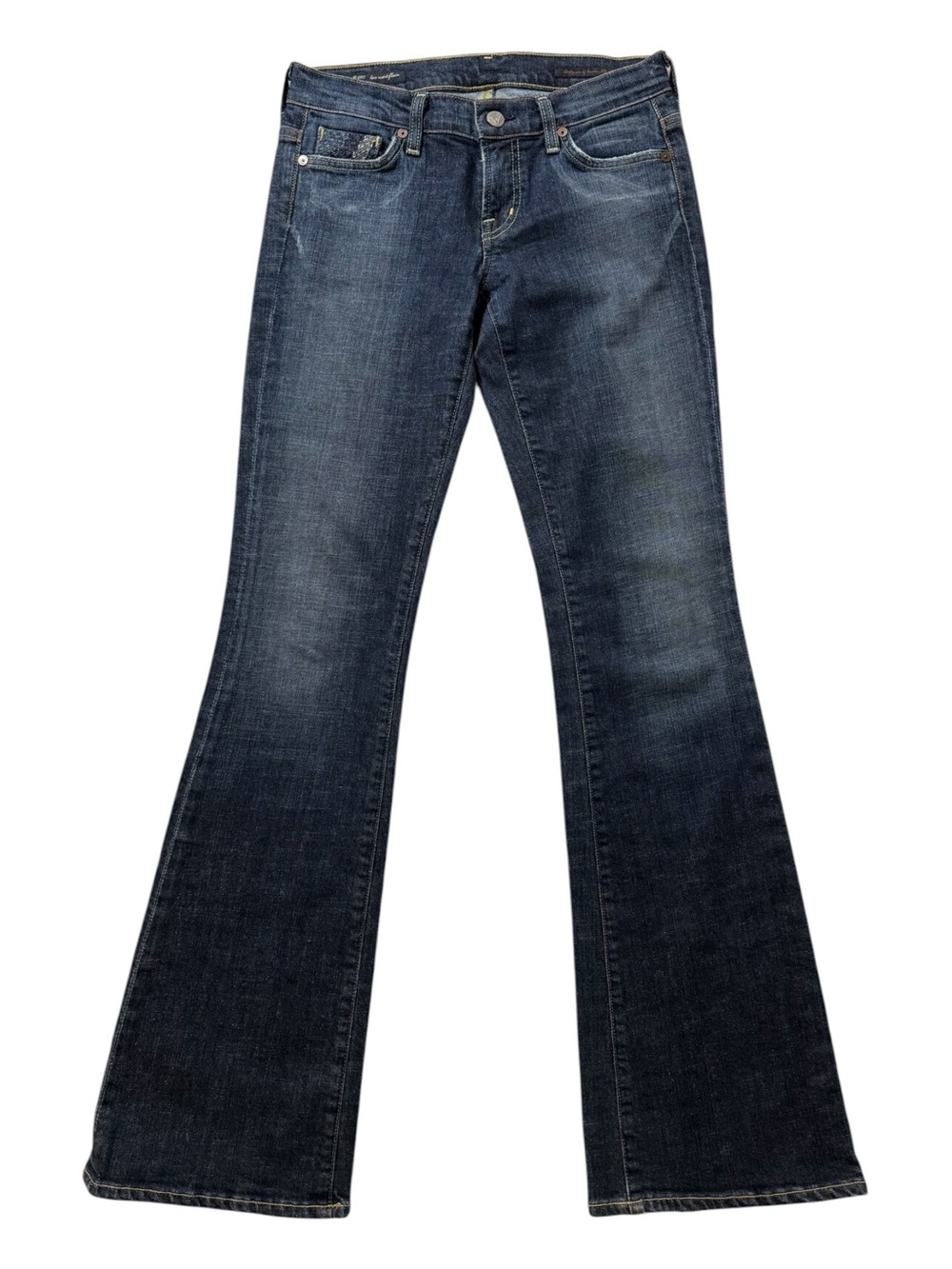 Citizens of Humanity Low Waist Flare Jeans Dark Wash 27